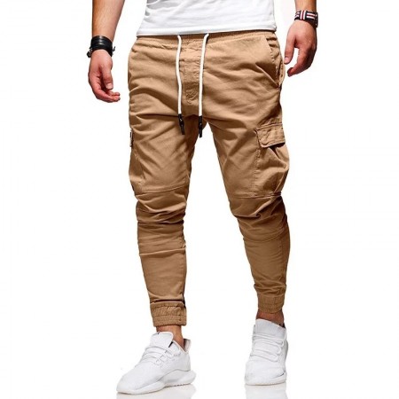 34,36,38 PLUS Size Men's Stylish Joggers(khaki)