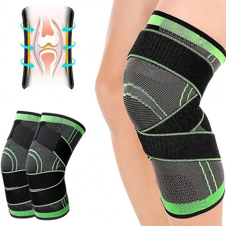 X Green (২ পায়ের ২ পিস ) Knee Compression Sleeve