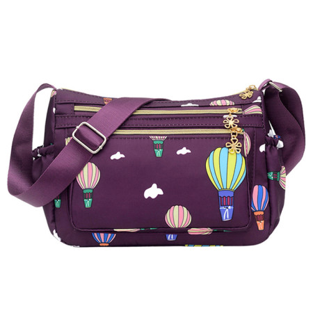 ( Purple Colour ) Korean Sports Travel Shoulder Bag