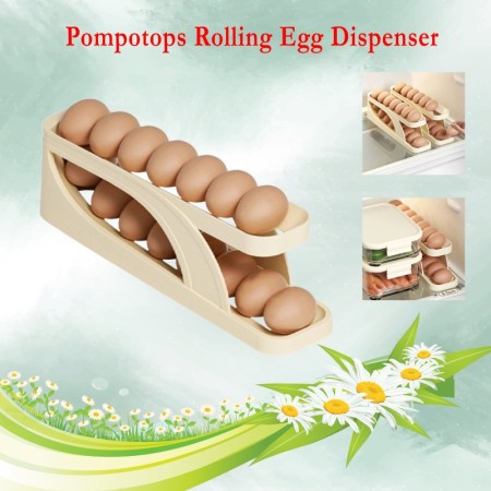 2 পিস Double-Layer Egg Dispenser