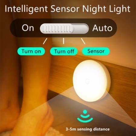 Motion Sensor LED Rechargeable Night Lamp (1pcs-550,2pcs-850)