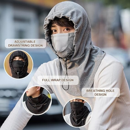 Balaclava Windproof Full Face Mask (Ash)