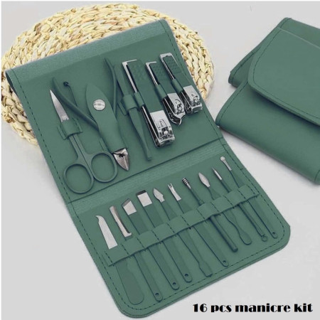 16 in 1 Premium Nail Cutter Luxury Pedicure Manicure Set (DG)