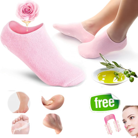 Spa Gel Moisturising Socks (নোজ শেপার ফ্রী)