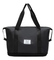 3 In 1 Large Capacity Foldable Travel Bag Fog Black