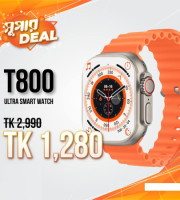 Orange Color T800 Ultra Series 8 Smartwatch