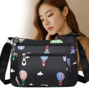 ( Black Colour ) Korean Sports Travel Shoulder Bag