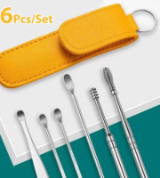 6PCS Ear Pick Set Portable Ear Cleaner