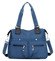 Long Capacity Lightweight Casual Shoulder Bag (BLUE)