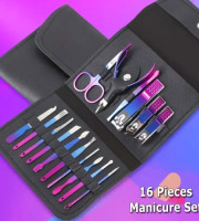 Rainbow 16Pcs Manicure Nail Care Set