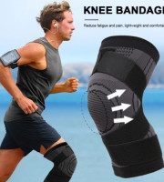 Black (১ পায়ের ) Knee Pain Reducer Knee pad